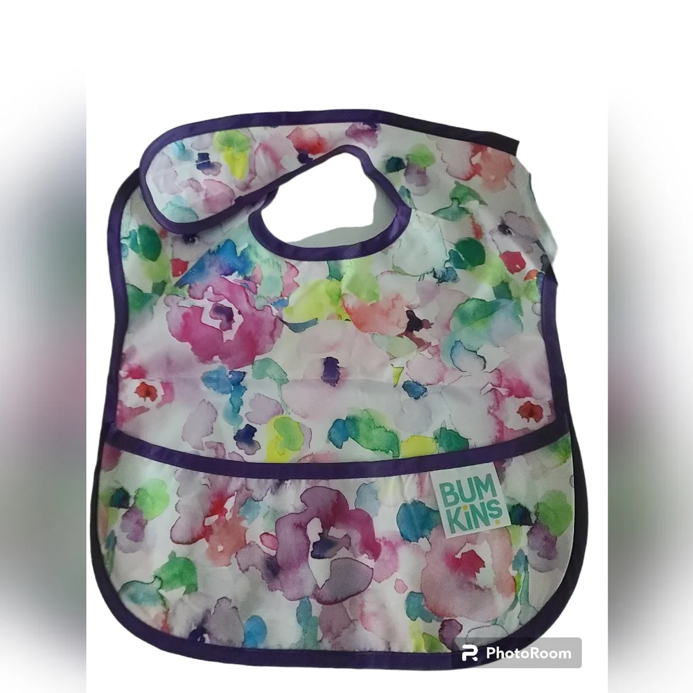 Baby Girl Bibs Bundle Lot 7 pieces Bumkins, Carter's, Disney